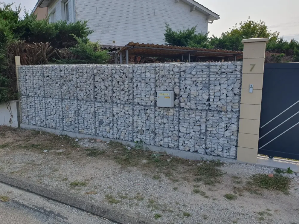 cloture en gabion